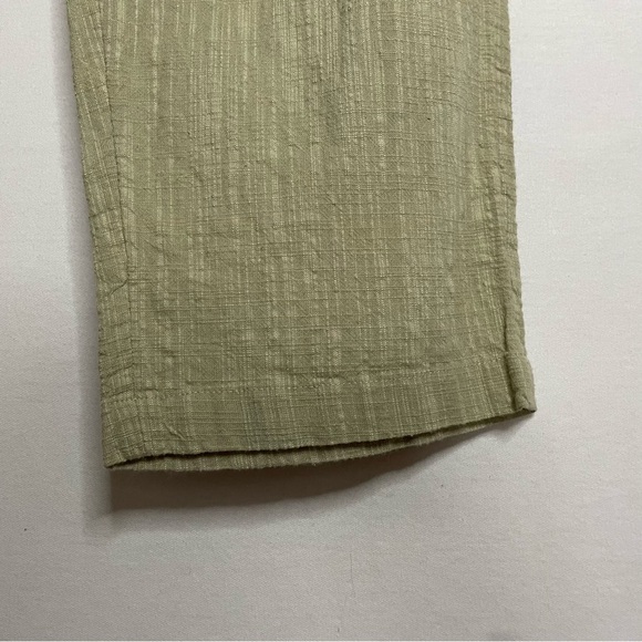 Urban Outfitters Maria Button Front High Rise Cropped Tapered Trousers Pants - Picture 10 of 11